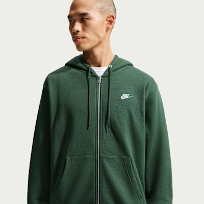 Nike Club Men's Full-Zip Fleece Hoodie. Nike.com